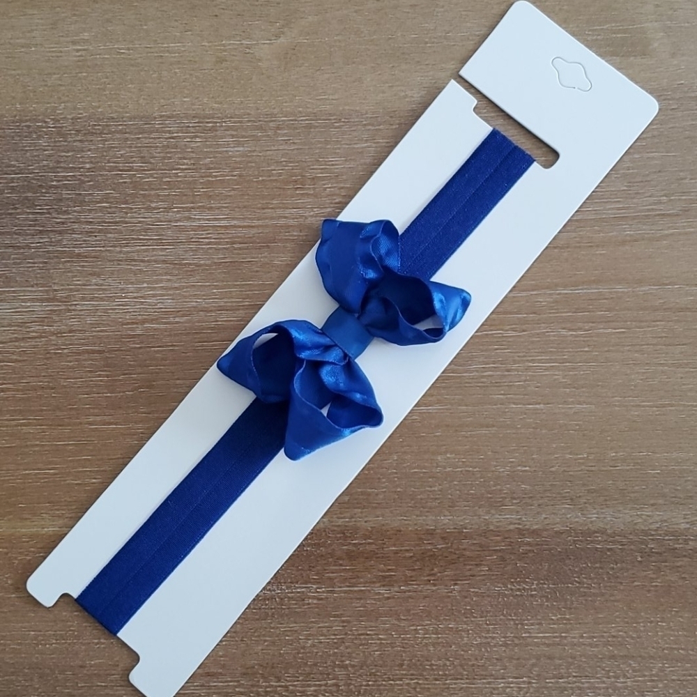 NWT Ruffle Bow Headband